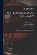 Produktbild: A Brief Meteorological Summary