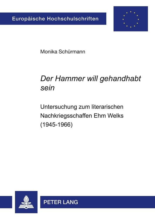 Produktbild: &laquo;Der Hammer will gehandhabt sein&raquo;