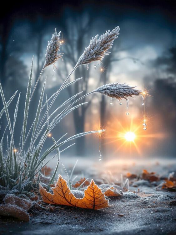 Produktbild: CALVENDO Puzzle Vertr&auml;umte Momente eines Wintermorgens | 1000 Teile Lege-Gr&ouml;&szlig;e 64x48cm Foto-Puzzle f&uuml;r gl&uuml;ckliche Stunden