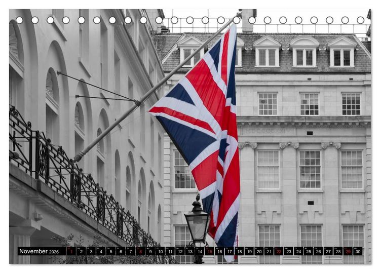 Produktbild: LONDON Stadtansichten (Tischkalender 2026 DIN A5 quer), CALVENDO Monatskalender