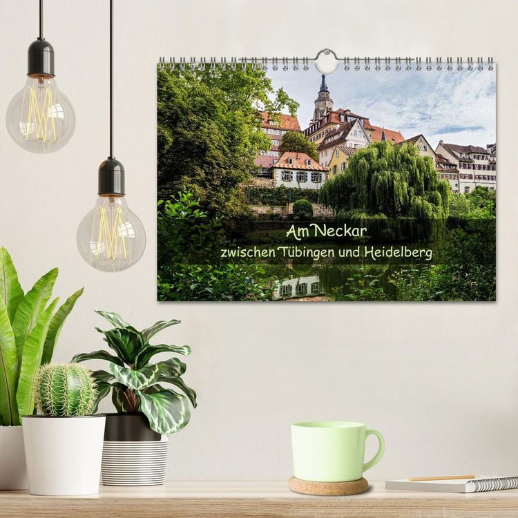 Produktbild: Am Neckar zwischen T&uuml;bingen und Heidelberg (Wandkalender 2026 DIN A4 quer), CALVENDO Monatskalender