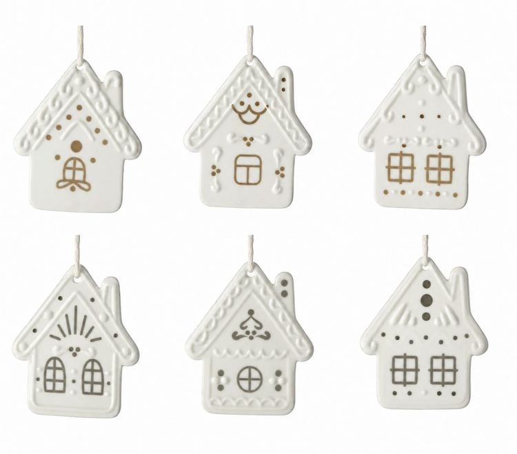 Produktbild: Lebkuchenh&auml;usschen Display 36 Stk. 6 Designs a 6 Stk.