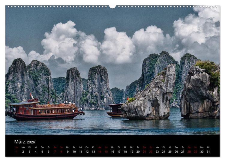 Produktbild: Guten Morgen, Vietnam! (hochwertiger Premium Wandkalender 2026 DIN A2 quer), Kunstdruck in Hochglanz