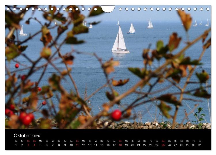 Produktbild: Die Ostsee - Ein Jahr am Meer (Wandkalender 2026 DIN A4 quer), CALVENDO Monatskalender
