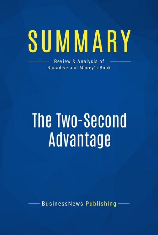 Produktbild: Summary: The Two-Second Advantage