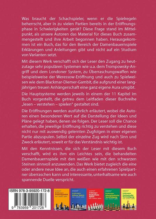 Produktbild: Er&ouml;ffnungen - Damenbauernspiele