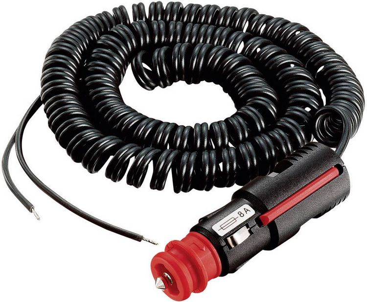 Produktbild: ProCar Verl&auml;ngerungskabel Wendelleitung mit Sicherheits-Universalstecker