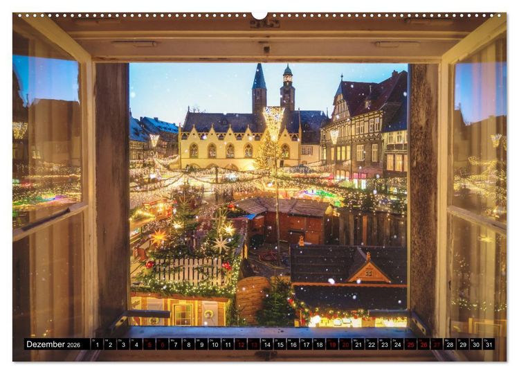 Produktbild: Weltkulturerbe Goslar (Wandkalender 2026 DIN A2 quer), CALVENDO Monatskalender