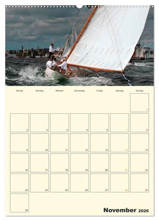Produktbild: Segeln, unser Jahresplaner (hochwertiger Premium Wandkalender 2026 DIN A2 hoch), Kunstdruck in Hochglanz