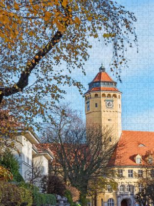 Produktbild: CALVENDO Puzzle Oskar-von-Miller-Gymnasium, Schwabing | 1000 Teile Lege-Gr&ouml;&szlig;e 64x48cm Foto-Puzzle f&uuml;r gl&uuml;ckliche Stunden