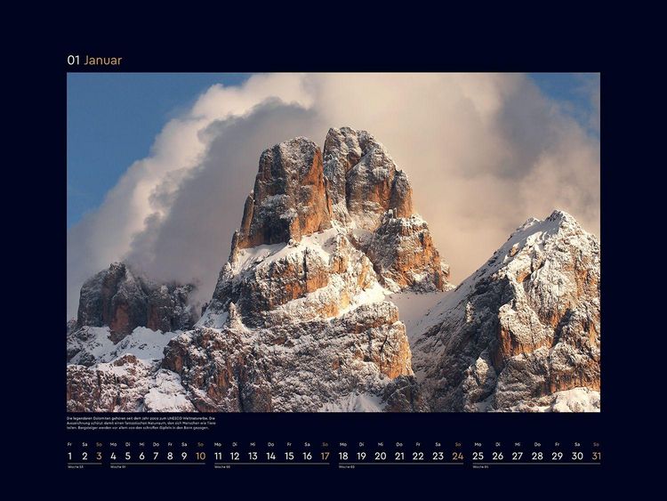Produktbild: Magie der Berge - KUNTH Wandkalender 2027