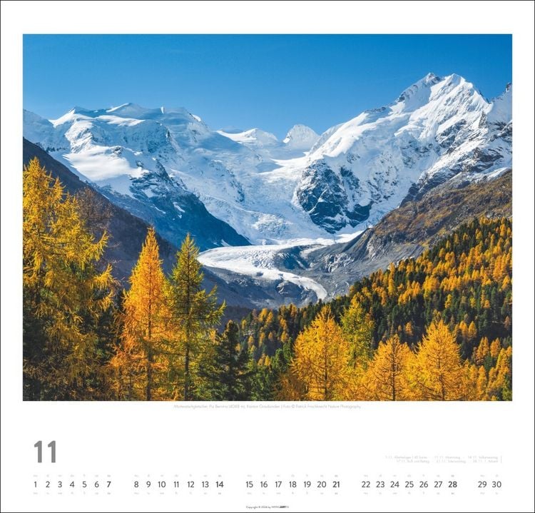 Produktbild: Schweiz Kalender 2027 - Sch&ouml;nste Landschaften und Ansichten