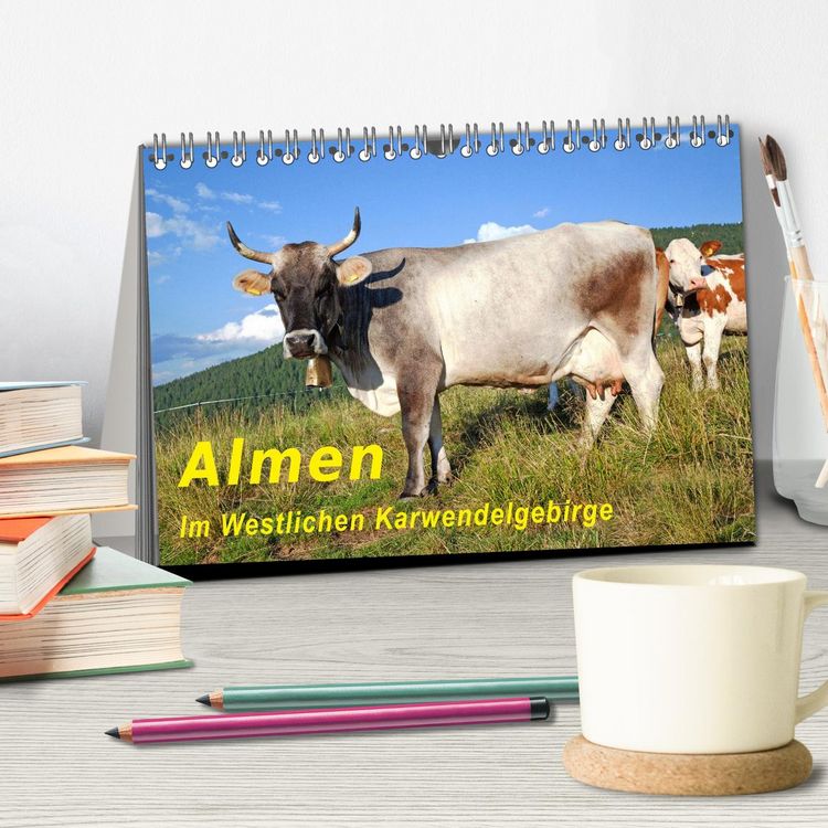 Produktbild: Almen im Westlichen Karwendelgebirge (Tischkalender 2026 DIN A5 quer), CALVENDO Monatskalender