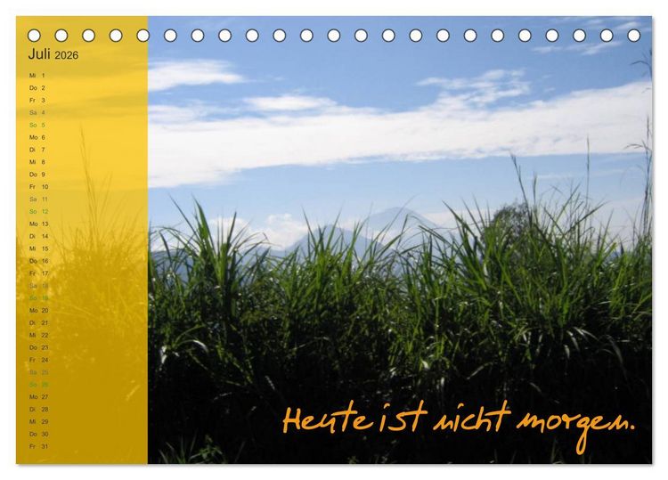 Produktbild: Bali und Java ~ mit indonesischen Weisheiten (Tischkalender 2026 DIN A5 quer), CALVENDO Monatskalender