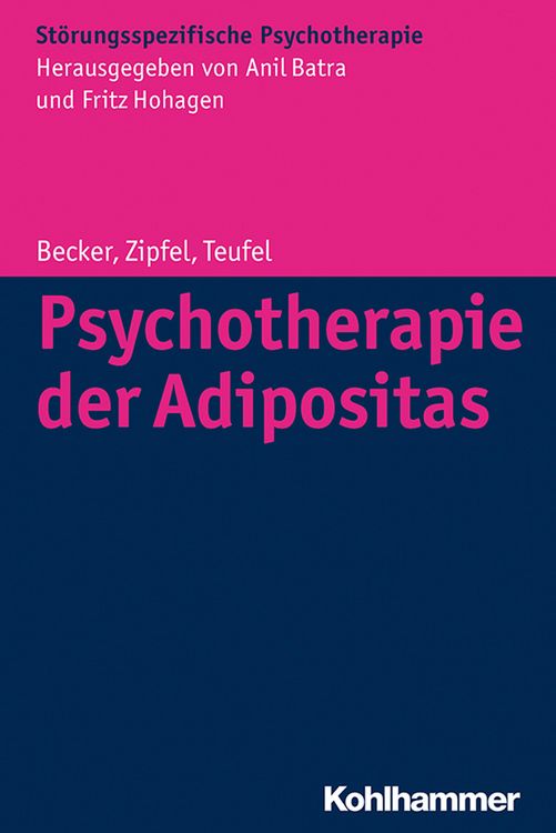 Produktbild: Psychotherapie der Adipositas