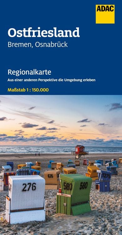 Produktbild: ADAC Regionalkarte 04 Ostfriesland 1:150.000
