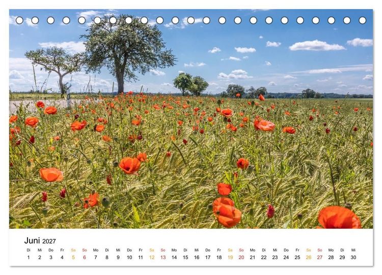 Produktbild: Unterwegs auf der Romantischen Strasse (Tischkalender 2027 DIN A5 quer), CALVENDO Monatskalender