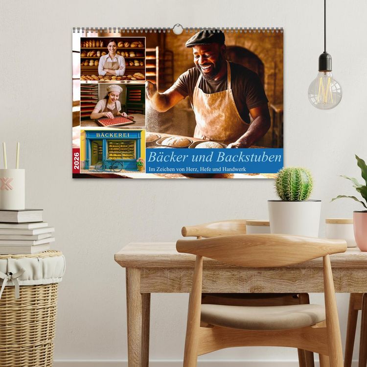 Produktbild: B&auml;cker und Backstuben (Wandkalender 2026 DIN A3 quer), CALVENDO Monatskalender