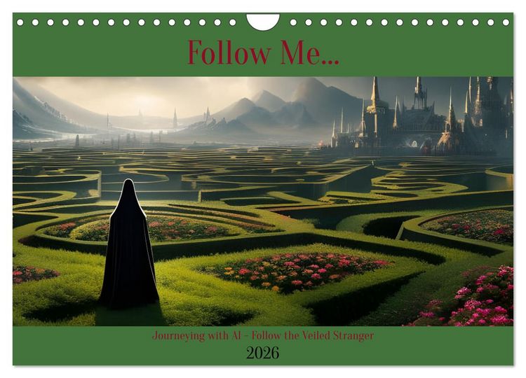 Produktbild: Follow Me... (Wall Calendar 2026 DIN A4 landscape), CALVENDO 12 Month Wall Calendar
