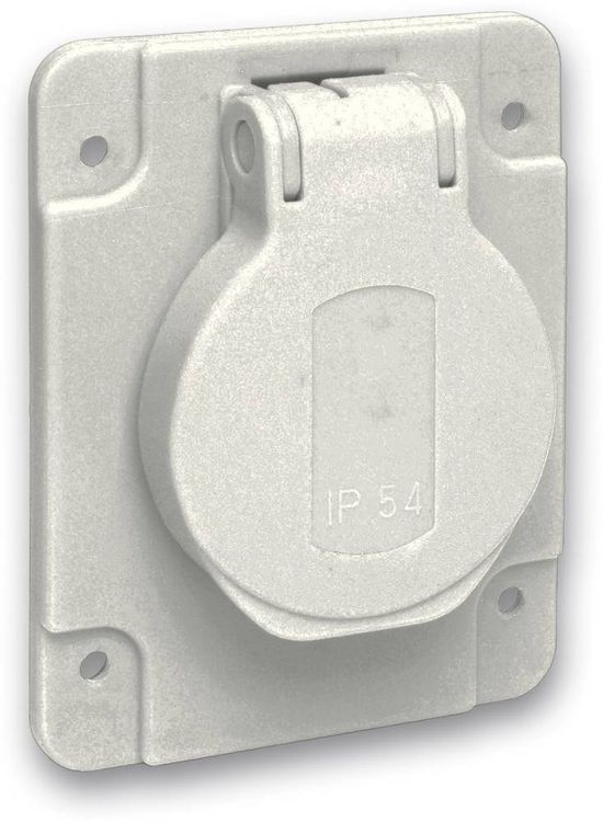 Produktbild: Schneider Electric PKS61G Einbau-Steckdose IP54, IK08 Grau