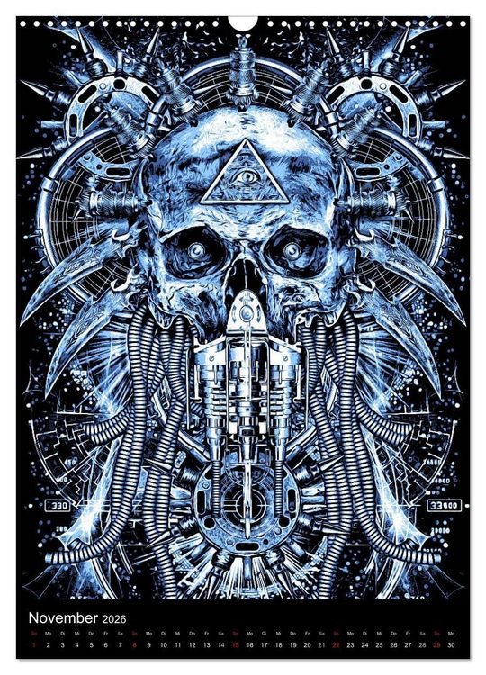 Produktbild: BLOODBOY/DARK ILLUSTRATION (Wandkalender 2026 DIN A3 hoch), CALVENDO Monatskalender