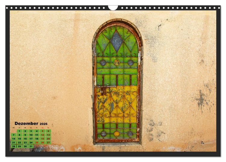 Produktbild: OMAN - Farbenfrohe orientalische T&uuml;ren (Wandkalender 2026 DIN A3 quer), CALVENDO Monatskalender