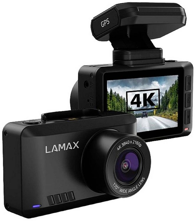 Produktbild: Lamax T10 Dashcam mit GPS Blickwinkel horizontal max.=170 &deg; Datenanzeige im Video, G-Sensor, WDR, Schleifenaufzeichnung, Automatischer Start, GPS