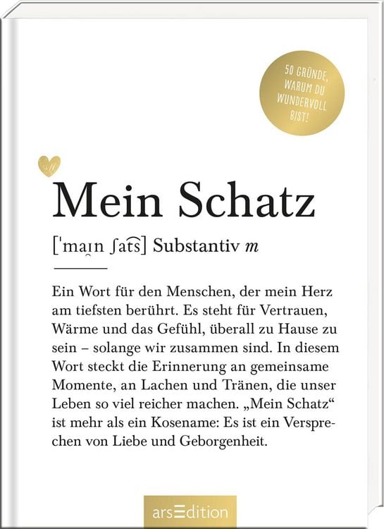 Produktbild: Mein Schatz (Substantiv, m)