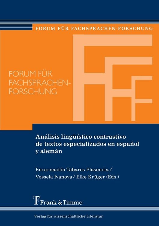 Produktbild: An&aacute;lisis ling&uuml;&iacute;stico contrastivo de textos especializados en espa&ntilde;ol y alem&aacute;n