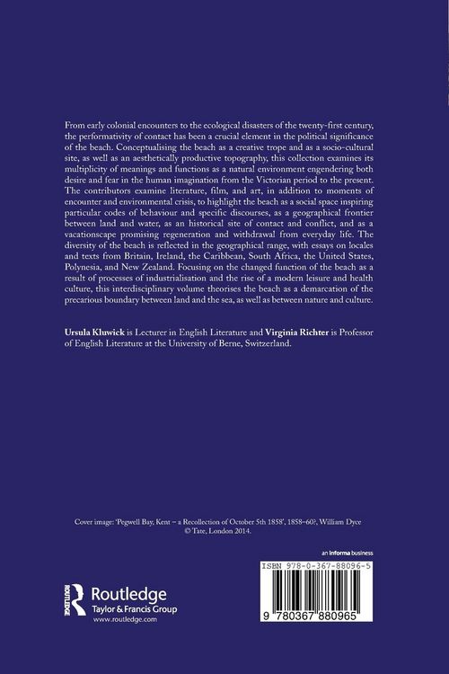 Produktbild: The Beach in Anglophone Literatures and Cultures