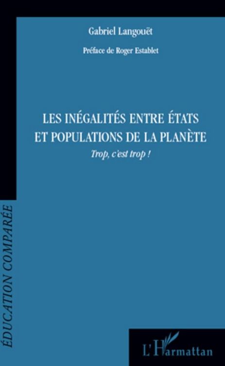 Produktbild: Les inegalites entre etats et populations de la planete