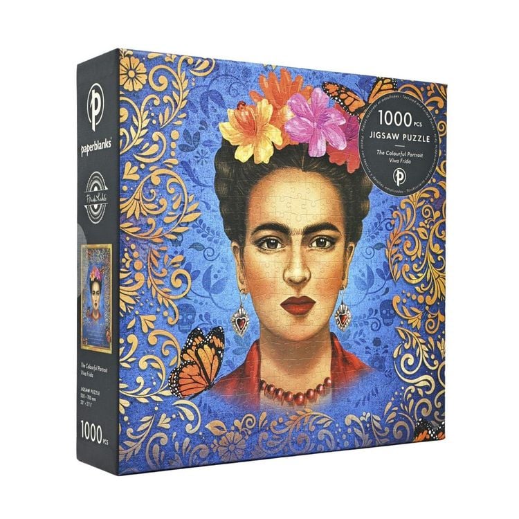 Produktbild: The Colourful Portrait 1000 Piece Jigsaw Puzzle by Paperblanks (Viva Frida)