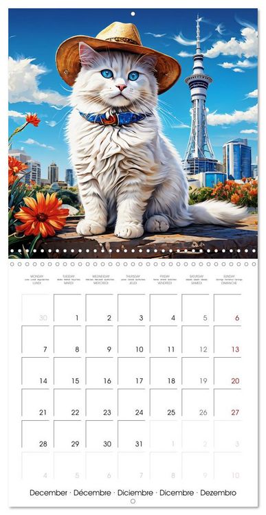 Produktbild: Cute pets discover the world (Wall Calendar 2026 12 &times; 12 Inch) CALVENDO 12 Month Wall Calendar