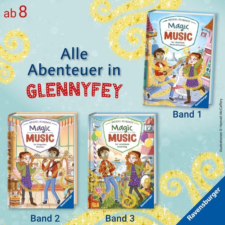 Produktbild: Magic Music, Band 1 - Der r&auml;tselhafte R&uuml;ckw&auml;rtszauber