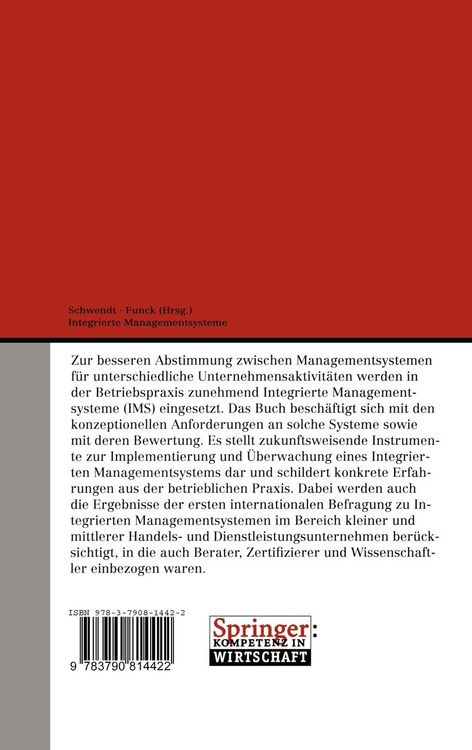 Produktbild: Integrierte Managementsysteme