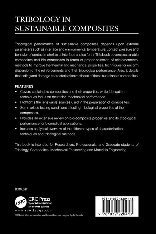 Produktbild: Tribology in Sustainable Composites