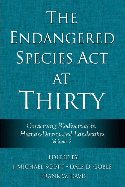 Produktbild: The Endangered Species Act at Thirty