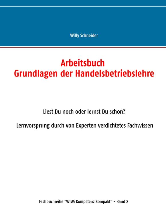 Produktbild: Arbeitsbuch Grundlagen der Handelsbetriebslehre