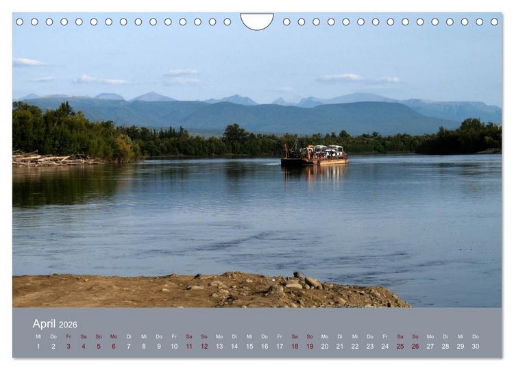 Produktbild: Kamtschatka - Vulkane, Asche, Eis (Wandkalender 2026 DIN A4 quer), CALVENDO Monatskalender