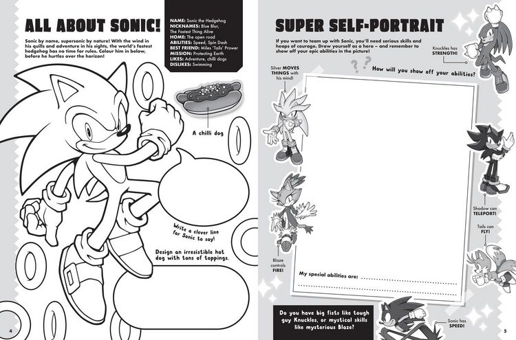 Produktbild: Sonic The Hedgehog Get Creative! Sticker Activity Book