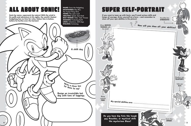 Produktbild: Sonic The Hedgehog Get Creative! Sticker Activity Book
