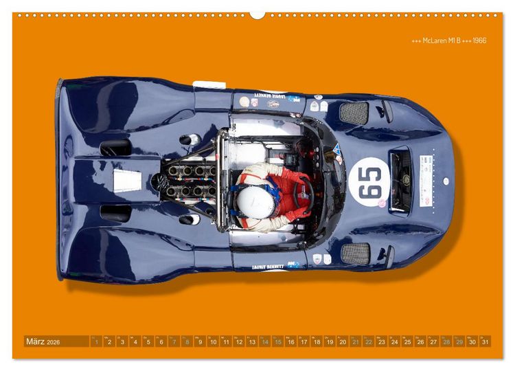 Produktbild: Legenden des Rennsports Historic Sports Cars 1960-1975 (hochwertiger Premium Wandkalender 2026 DIN A2 quer), Kunstdruck in Hochglanz