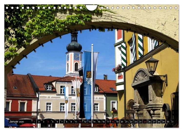 Produktbild: Drachenstadt Furth im Wald (Wandkalender 2026 DIN A4 quer), CALVENDO Monatskalender
