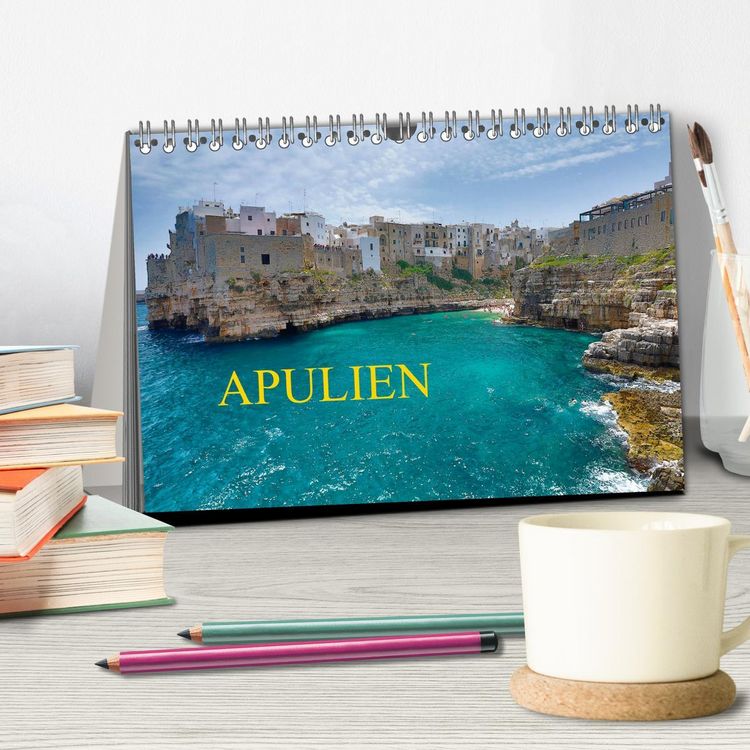 Produktbild: Apulien (Tischkalender 2026 DIN A5 quer), CALVENDO Monatskalender