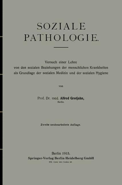 Produktbild: Soziale Pathologie