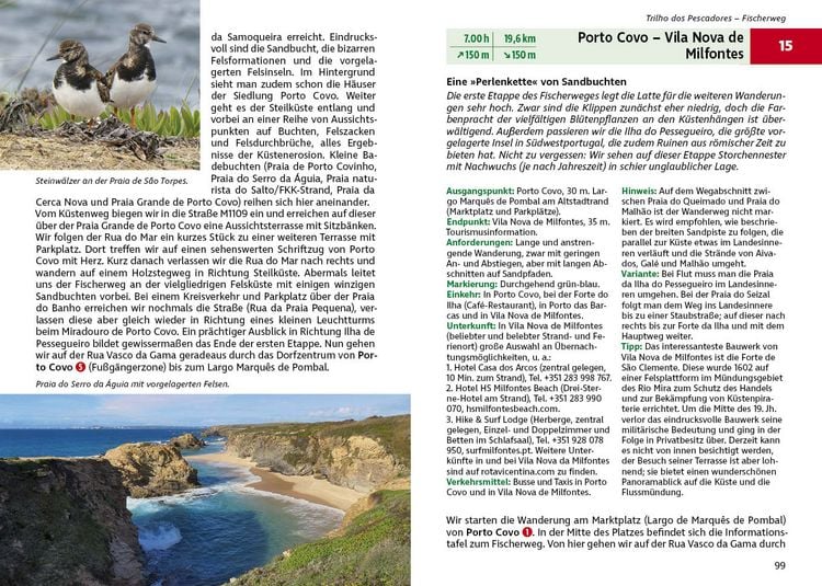 Produktbild: ROTHER Wanderf&uuml;hrer Portugal S&uuml;d: Rota Vicentina