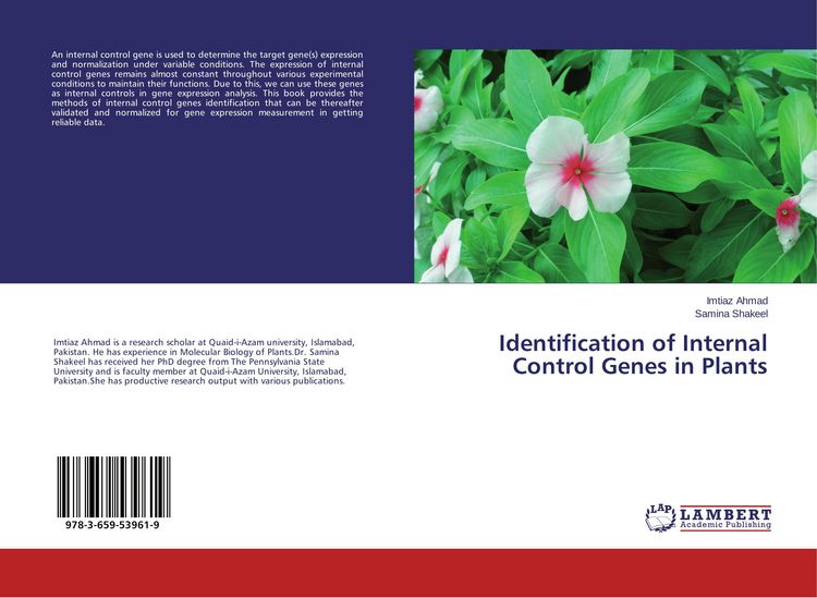 Produktbild: Identification of Internal Control Genes in Plants