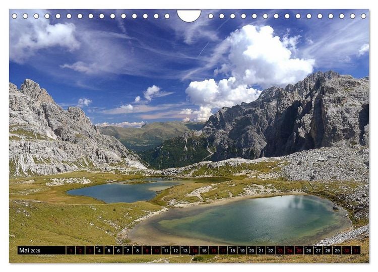 Produktbild: Weltkulturerbe Dolomiten S&uuml;d Tirol (Wandkalender 2026 DIN A4 quer), CALVENDO Monatskalender