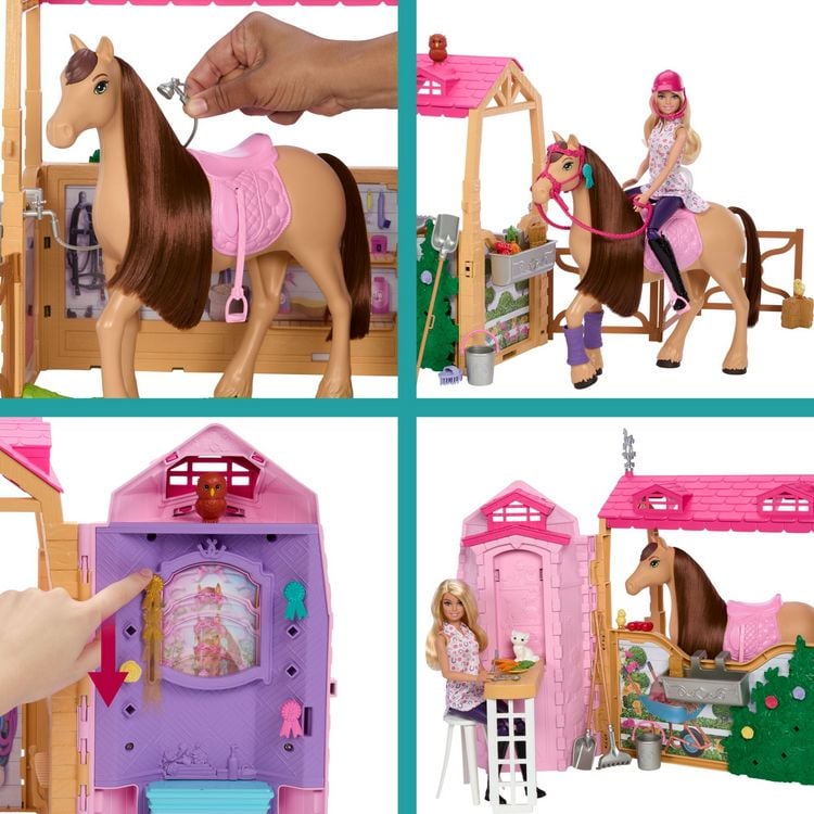 Produktbild: Barbie Mysteries: Das geheimnisvolle Pferdeabenteuer - Pferdestall-Spielset mit Puppe