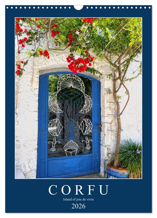 Produktbild: Corfu - Island of joie de vivre (Wall Calendar 2026 DIN A3 portrait), CALVENDO 12 Month Wall Calendar